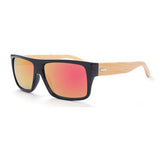 Bamboo Sunglasses Men Wooden Sun glasses Women Brand Mirror Original Wood Glasses masculino