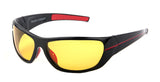 OUTSUN Mens Polarized Night Driving Sunglasses Brand Yellow Lense Night Vision Driving Glasses Goggles Reduce Glare