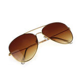 Popular Unisex Sunglass Classic Metal Sunglasses Men Elegant Case Gray Women Glasses UV400
