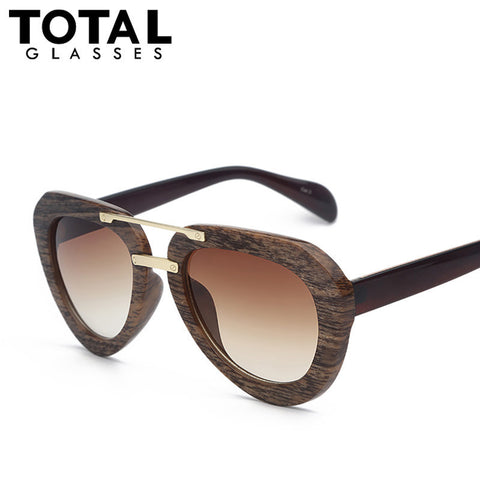 Wood Sunglasses Women Vintage Brand Sun glasses Original D Brands Style Gafas