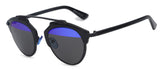 Totalglasses Gold Metal Sunglasses Women Original Brands Sunglasses Style Sunglases