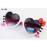 Bowknot Style Sunglasses Outdoor Love Heart-shaped Baby Kids Sunglasses Glass Child Goggles