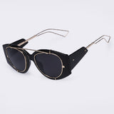 AOFLY Sunglasses Vintage Retro Men Sunglasses Popular Women Sun glasses Double-Bridge Alloy Temple Shades UV400