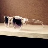Sun Glasses women Men Unisex Round Sunglasses Rivet Plastic Frame Round Eyeglasses Glasses