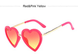 Children LOVE HEART Sunglasses Kids UV400 Mirror Sun Glasses Child