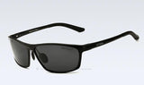 Aluminum Men's Polarized Sunglasses Sports Sunglass Men Driving Blue Mirror Sun Glasses Goggle VEITHDIA 6520 sunglasses
