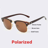 AOFLY CLASSIC Half Metal Sunglasses Men Women Brand Glasses G15 Coating Mirror Sun Glasses PS1580