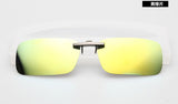 RunBird Mirrored Polarized Sunglasses Clip Driving Clip Men Coating Myopia Clip on SunGlasses UV400 sg095