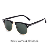Classic Sunglasses Men Women Brand Half Metal Mirror Sun Glasses Gafas UV400 PA0528