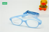 Children Glasses Frame 41 Mira Flexible No Screw, One-piece Optical Baby with Strap Cord Kids Eyeglasses