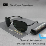 Aluminum Magnesium Polarized Sunglasses Men Driver Mirror Sun glasses Fishing Outdoor Sports men