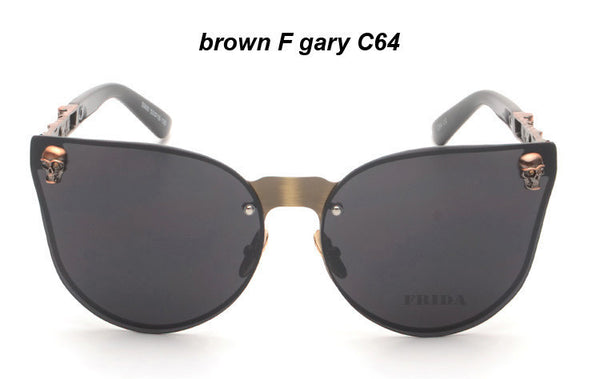 Skull Design Gothic Sunglasses Men Women Street Snap Sun Glasses UV400 Metal Frame Gafas