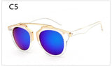 So Real sunglasses cd metal frame reflective mirror glasses men & women couple d style Brand