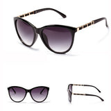 UV 400 Protection Women Men Sunglasses Plastic Frame Metal Legs Eyeglasses Brand Goggles
