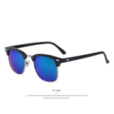 MERRY'S Men Retro Rivet Polarized Sunglasses Classic Brand Unisex Sunglasses UV400