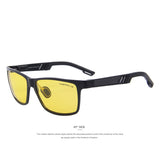 MERRY'S Men Polarized Sunglasses Aluminum Magnesium Sports Sun Glasses Driving Outdoor Glasses Rectangle Shades S'8571