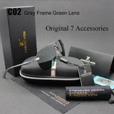 Aluminum Magnesium Polarized Sunglasses Men Driver Mirror Sun glasses Fishing Outdoor Sports men