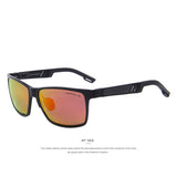 MERRY'S Men Polarized Sunglasses Aluminum Magnesium Sports Sun Glasses Driving Outdoor Glasses Rectangle Shades S'8571