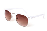 Half Metal Sunglasses Men Women Brand Glasses Mirror Sun Glasses Gafas UV400 Classic