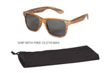 Plastic Wood Sunglasses Men women brand Square Sport Sun Glasses Gafas de sol masculino