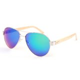Bamboo Sports Sunglasses Men Wooden Sun glasses Women Brand UV400 Mirror Original Wood Glasses