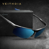 Aluminum Magnesium Men's Sunglasses Polarized Sports Blue Coating Mirror Driving Sun Glasses men 6587