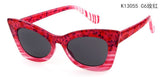 Brand Cat Eye Glasses Kids Sunglasses Vintage Coating Sunglass gafas de sol K13055