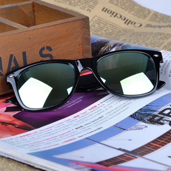 UV protection unisex sunglasses wide frame Eyeglass women & men Retro sunglass FY*HM590W#Y5