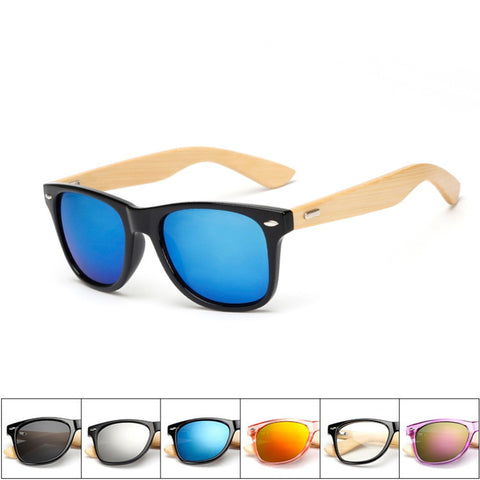 Men Bamboo Sunglasses Wooden Glasses Leg Spectacles Goggle Eyeglasses