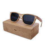 Wooden bamboo sunglasses zebra wood sunglasses