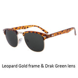 Semi Rimless Classic Shades Mirrored Coating UV400 Sunglasses Men Women Brand Sun Glass 3016 E1580