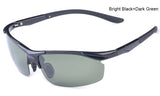 Sport Car Driving Polarized Sunglasses Men Half Frame TR90 Sun Glasses Light-Weight Driver Night Vision