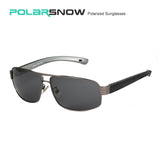 POLARSNOW Polarized Sport Sunglasses Men Brand Alloy Frame Goggle Driving Sun Glasses UV400 Masculino