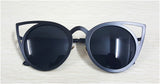 Women sunglasses Vintage cat eye Sun glasses Metal Eyeglasses Frames Mirror shades Sunnies ss309