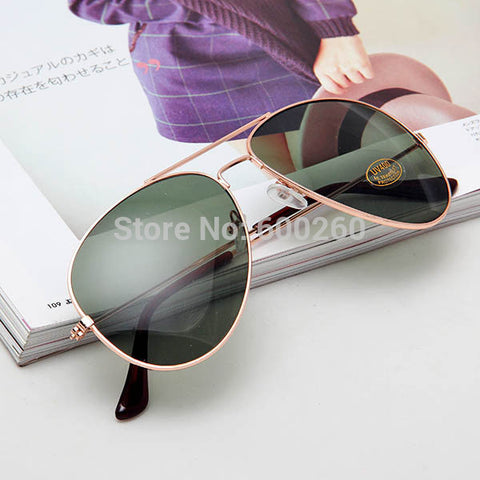 Unisex Bat Mirror UV Protection Aviator Sunglasses Men Women Sunglasses Sun Glasses