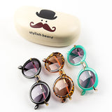 Baby Kids Sunglasses Vintage Round Sun Glasses UV 400 Children Sunglass lunette de soleil