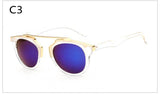 So Real sunglasses cd metal frame reflective mirror glasses men & women couple d style Brand