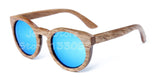 Bamboo wooden sunglasses round frame sunglasses