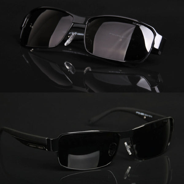 AORON Brand Men Sunglasses Polarized Classic Car Outdoor Sport Sunglasses Driving Goggles
