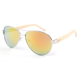Bamboo Sports Sunglasses Men Wooden Sun glasses Women Brand UV400 Mirror Original Wood Glasses