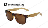 Men Bamboo Sunglasses Metal Nail Geek Sunglass Women Brand Wood Glasses Oculo De Sol Unisex
