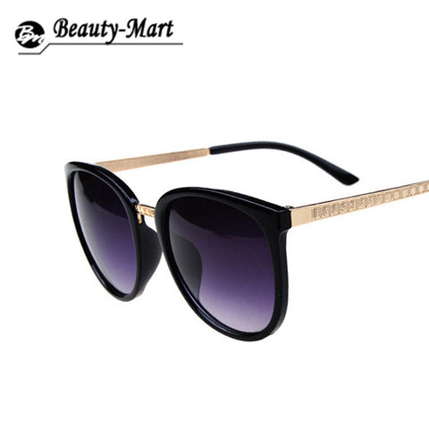 Retro Sunglasses Women Vintage Round Sun Glasses Gafas Metal Temples Sunglass