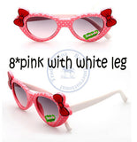 Princess bowknot heart sunglasses Glasses Eyeglasses eyeware anti UV 400 child