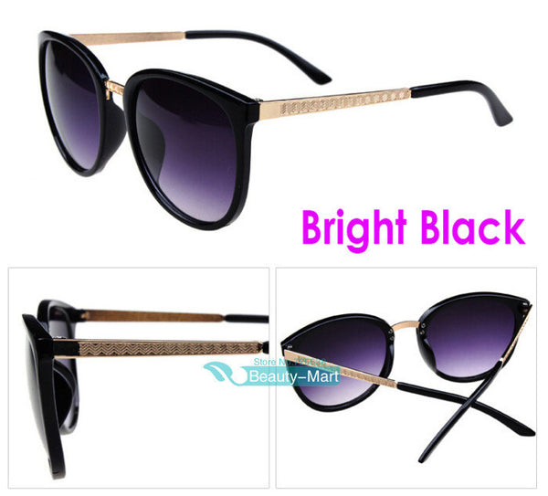 Retro Sunglasses Women Vintage Round Sun Glasses Gafas Metal Temples Sunglass