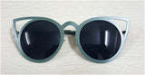 Women sunglasses Vintage cat eye Sun glasses Metal Eyeglasses Frames Mirror shades Sunnies ss309
