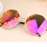 European Round Diamond Sunglasses Women Driveing Mirror Polycarbonate Lenses Men Sunglass Valentine'S Day