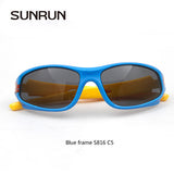 SUNRUN Children's Polarized Sunglasses Baby Child Care UV Glasses Security TR90 frame Brand Goggles Sun Glasses S816