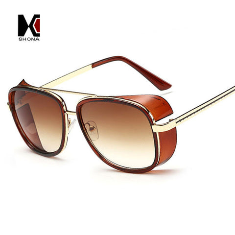 Cheaper Iron Man 3 Matsuda Sunglasses Men Square Sun Glasses Brand Women Punk Sunglass Masculino Gafas