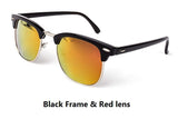 Half Alloy Club Sunglasses Classic Men Women Mirror Master Sun Glasses Gafas UV400 3016 YJ107