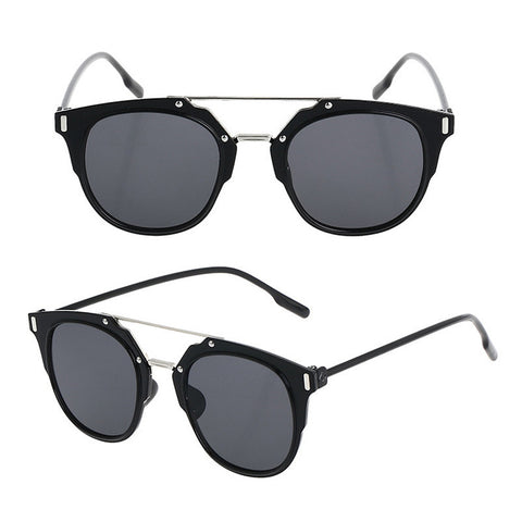 Sunglasses Women Brand Cat Eye Sun Glasses Shade Mirror Glass Men Sunglasses